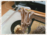 遠野そばをつける