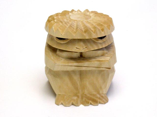 木彫り河童＜シナノキ＞メス商品画像