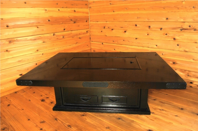 火鉢を上から撮影した写真